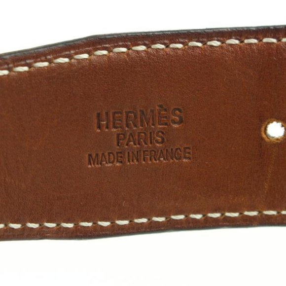 Hermès Black x Silver Reversible Cadena H Belt Kit main image 7